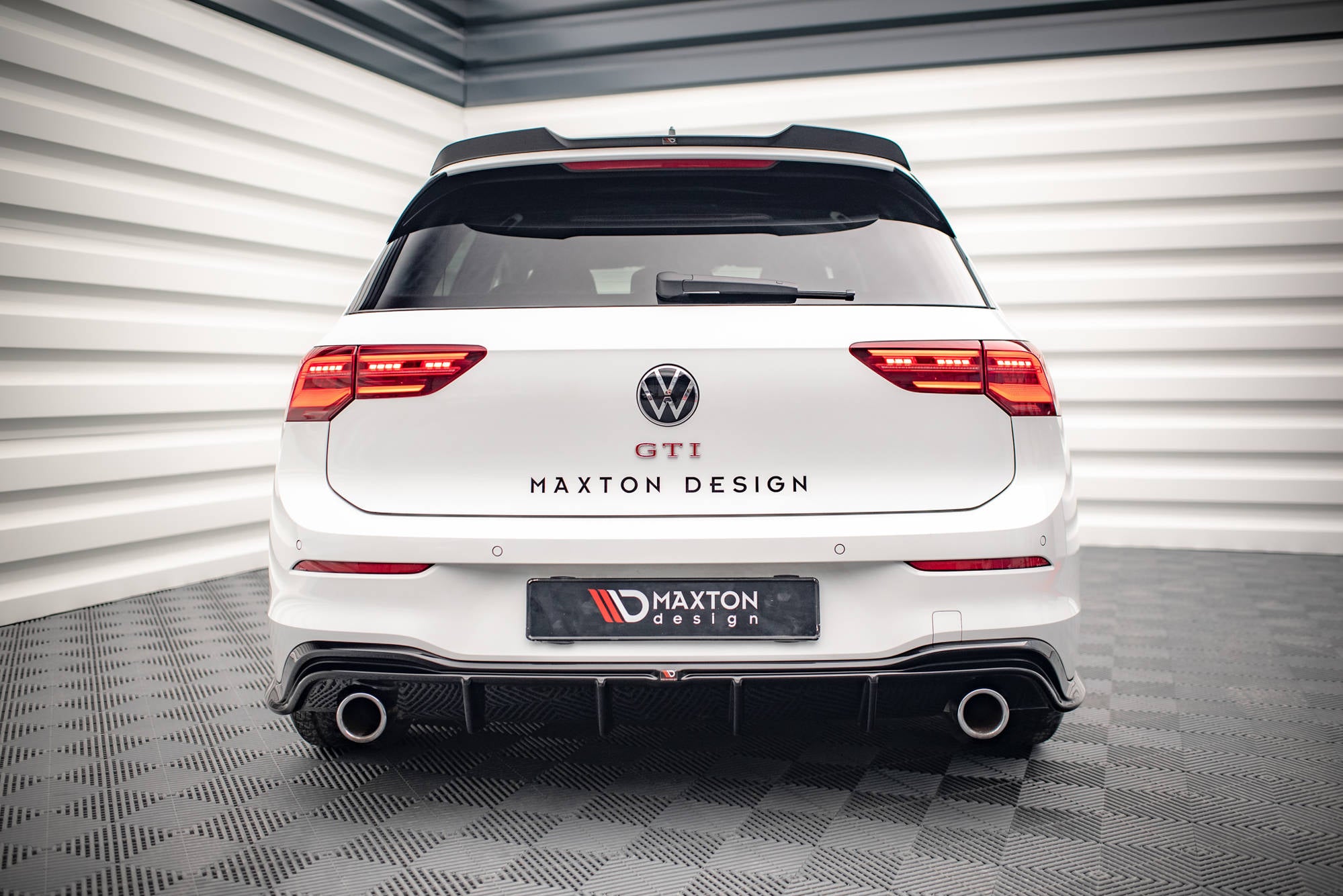Maxton Design Diffusor Heck Ansatz V.4 passend für VW Golf GTI Mk8