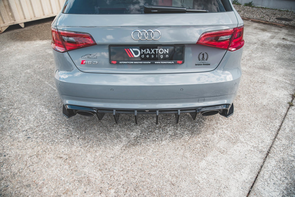 Maxton Design Street Pro Heck Ansatz Flaps Diffusor passend für Audi RS3 8V Sportback