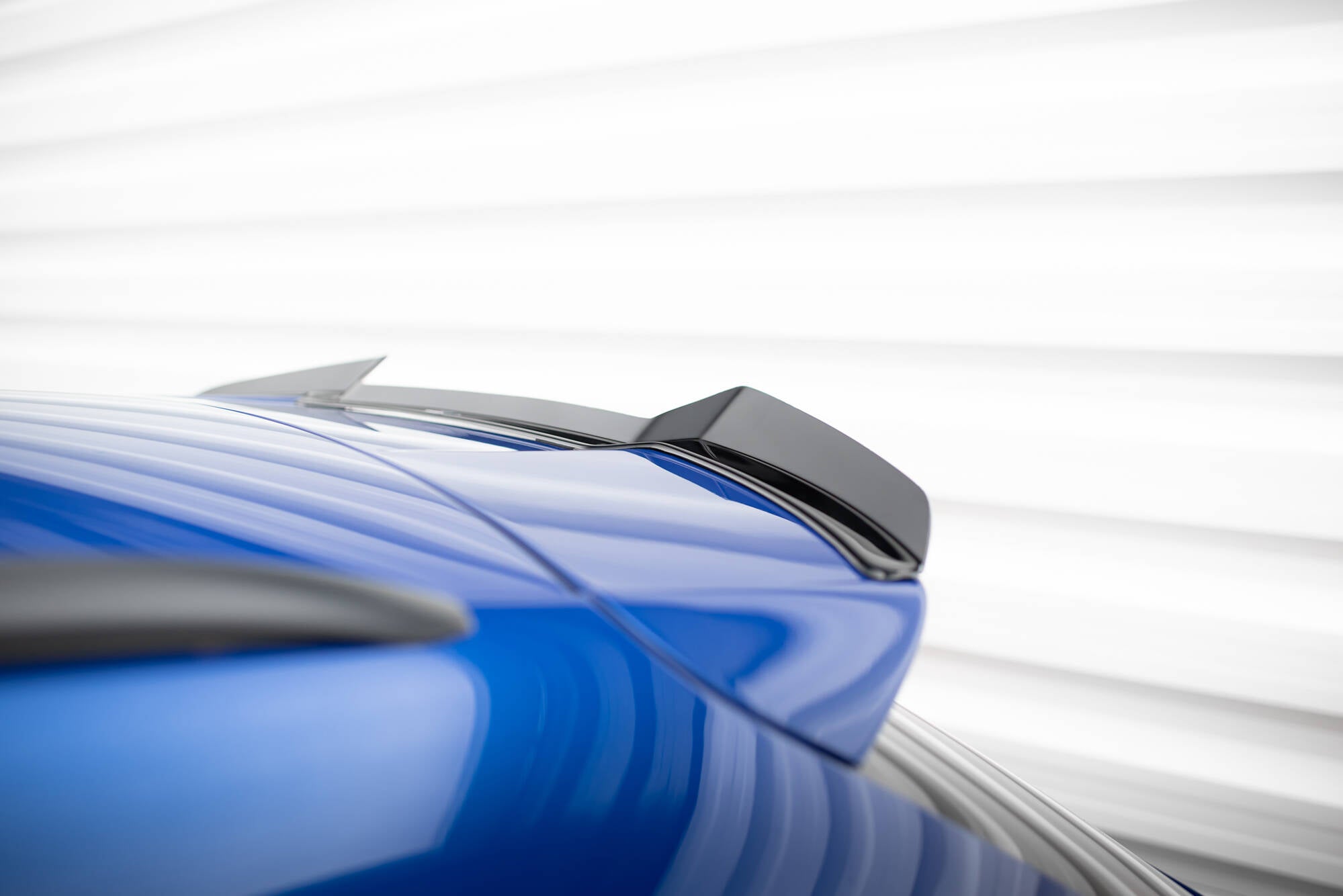 Maxton Design Spoiler CAP V.2 passend für Audi RS6 C7 / C7 Facelift schwarz Hochglanz