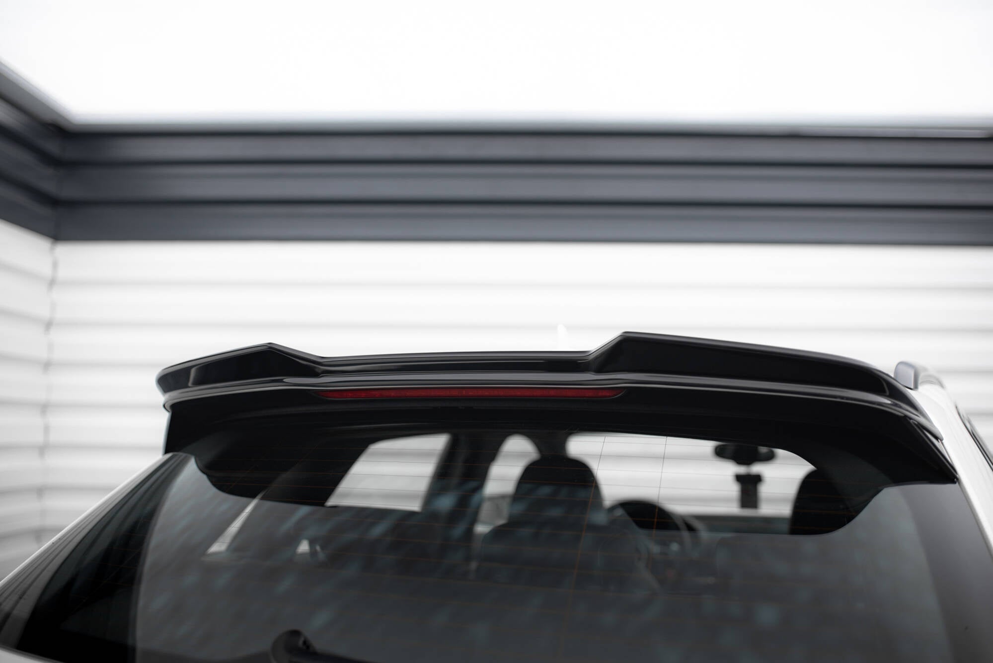 Maxton Design Spoiler CAP 3D passend für Audi S3 / A3 S-Line Sportback / Hatchack 8V schwarz Hochglanz