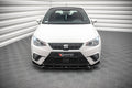 Maxton Design Street+ Spoilerlippe Front Ansatz V.1 passend für Seat Ibiza FR/ Standard Mk5 schwarz Hochglanz