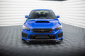 Maxton Design Street+ Spoilerlippe Front Ansatz V.1 passend für Subaru WRX STI Mk1 Facelift schwarz Hochglanz