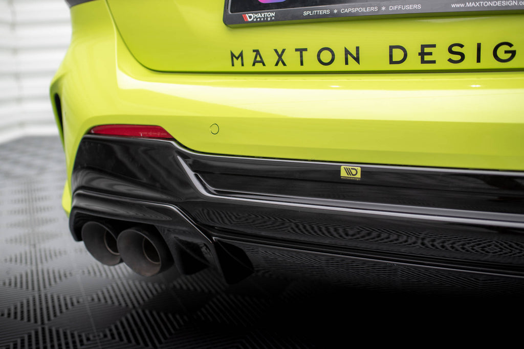 Maxton Design Diffusor Heck Ansatz V.2 für + Milltek Sport Auspuffverlängerung BMW 1er F40 M135i