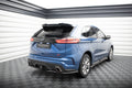 Maxton Design Heck Ansatz Flaps Diffusor passend für Ford Edge ST Mk2 Facelift schwarz Hochglanz