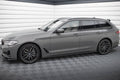 Maxton Design Street+ Seitenschweller Leisten passend für BMW 5er G30 / G31 Facelift schwarz Hochglanz