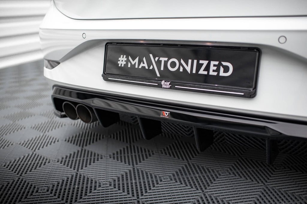 Maxton Design Diffusor Heck Ansatz passend für VW Polo GTI Mk6 Facelift