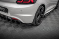 Maxton Design Heck Ansatz Flaps Diffusor V.3 passend für VW Scirocco R Mk3 schwarz Hochglanz
