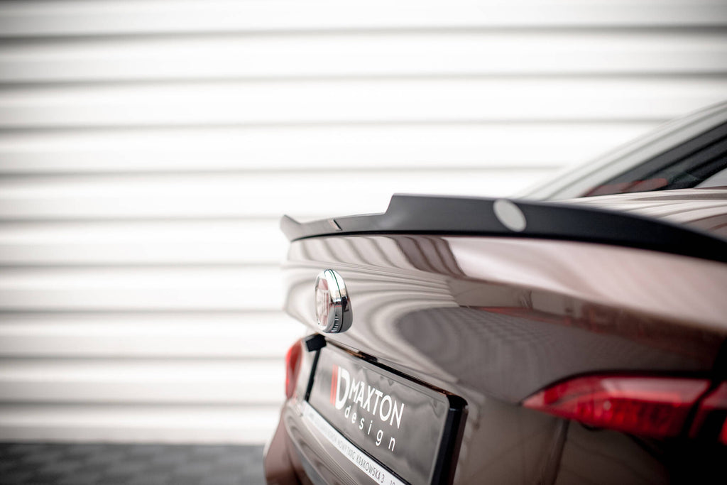 Maxton Design Spoiler CAP passend für Fiat Tipo S Limousine Mk1 schwarz Hochglanz