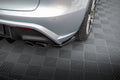 Maxton Design Heck Ansatz Flaps Diffusor passend für Porsche Macan Mk1 Facelift 2 schwarz Hochglanz