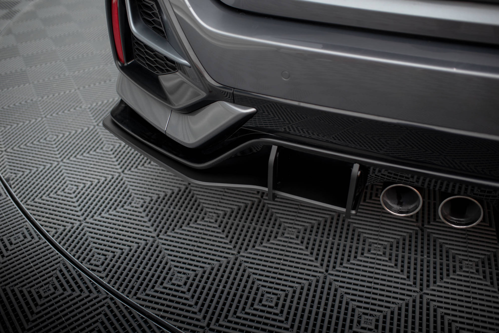 Maxton Design Street Pro Heck Ansatz Flaps Diffusor V.1 passend für Honda Civic Sport Mk 10 Facelift