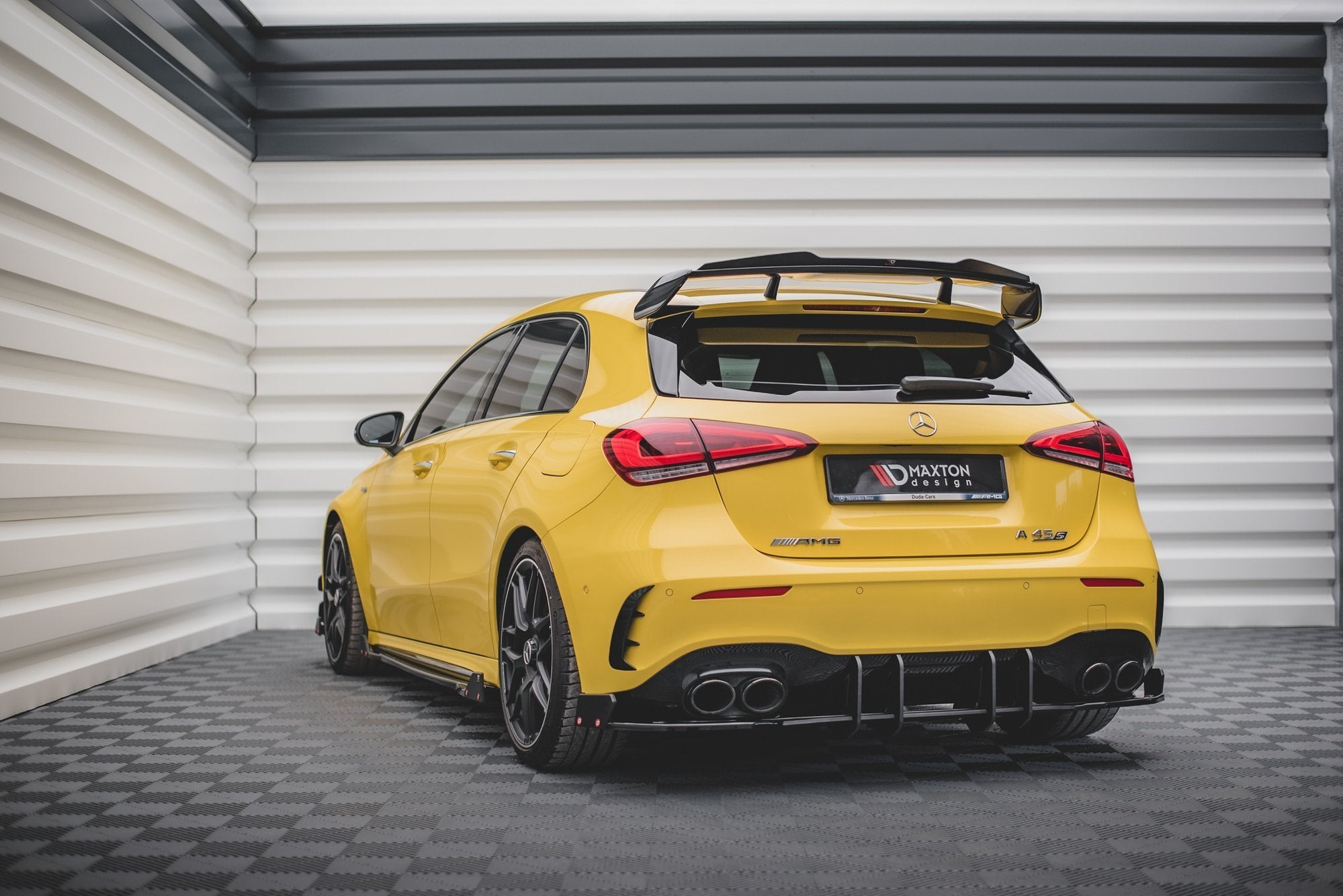 Maxton Design Street Pro Pro Heckschürze passend für Mercedes-AMG A45 S Aero Pack W177