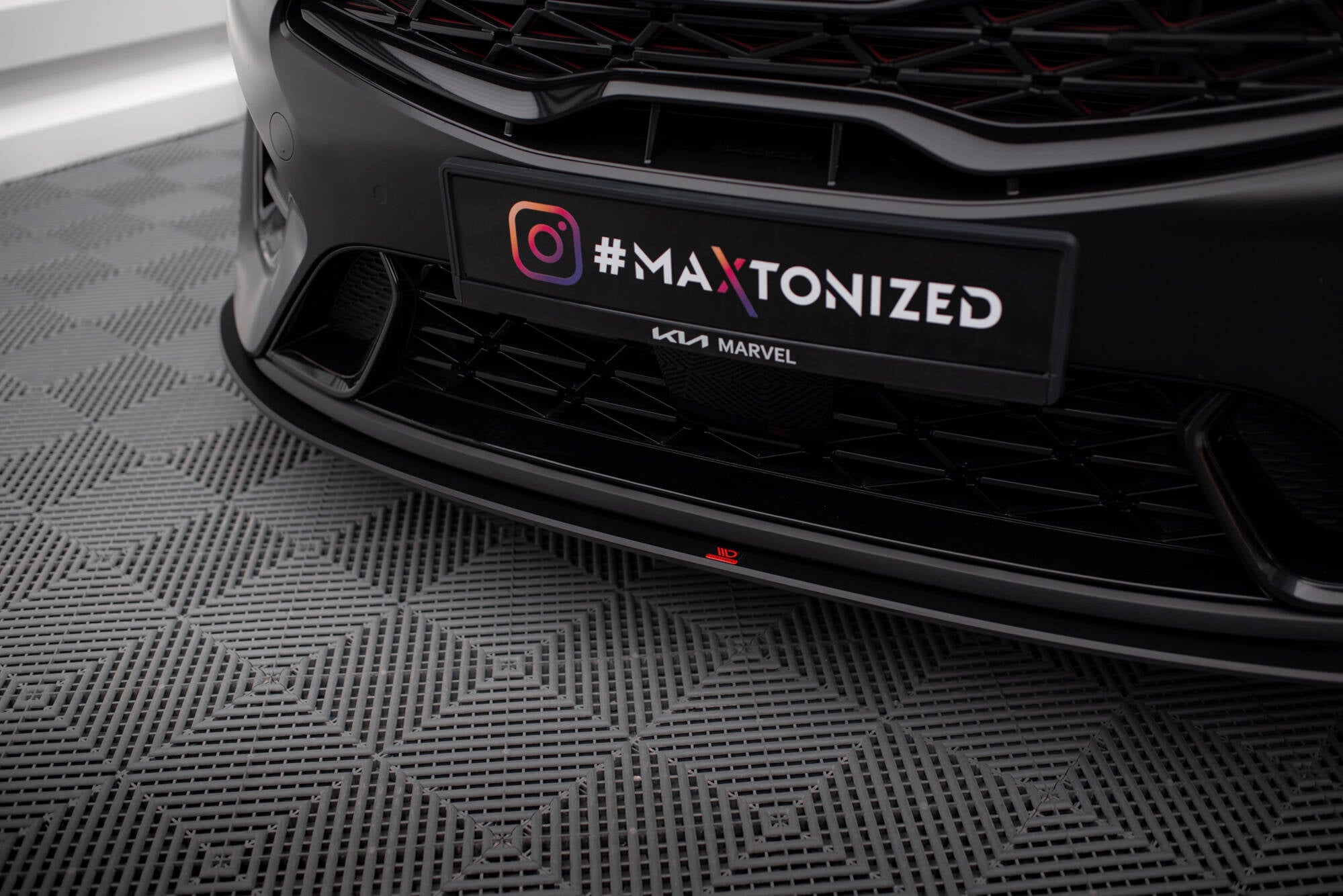 Maxton Design Street Pro Street+ Spoilerlippe Front Ansatz passend für Kia Proceed GT Mk3 Facelift / Ceed GT / GT - Line Mk1 Facelift