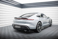 Maxton Design Street+ Mittlerer Diffusor RACE passend für Porsche Taycan / Taycan 4 / Taycan 4S / Taycan GTS Mk1 schwarz Hochglanz