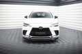 Maxton Design Street+ Spoilerlippe Front Ansatz passend für Lexus RX F-Sport Mk5 schwarz Hochglanz