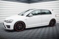 Maxton Design Street+ Seitenschweller Leisten passend für V.3 + Flaps passend für VW Golf R / R-Line Mk7