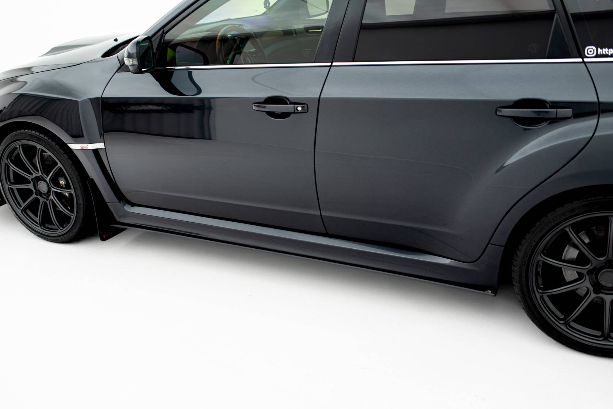 Maxton Design Street Pro Street+ Seitenschweller Leisten passend für Subaru Impreza WRX STI Mk3 Facelift