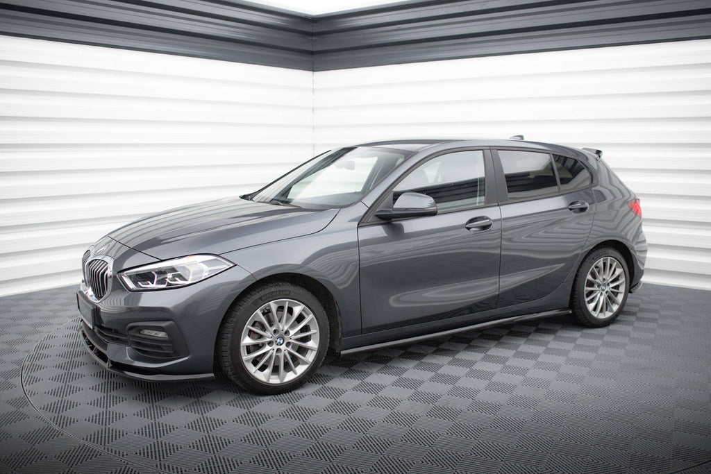 Maxton Design Street+ Seitenschweller Leisten passend für BMW 1er F40 schwarz Hochglanz