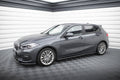 Maxton Design Street+ Seitenschweller Leisten passend für BMW 1er F40 schwarz Hochglanz