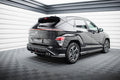 Maxton Design Spoiler CAP passend für Hyundai Kona N-Line Mk2 schwarz Hochglanz