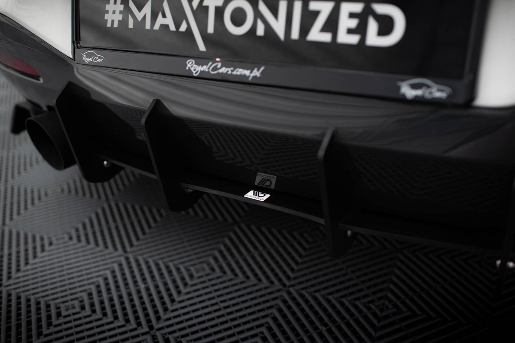 Maxton Design BMW 1er F20/F21 M-POWER FACELIFT - Diffusor Heck Ansatz passend für Heckschürze V.1 passend für
