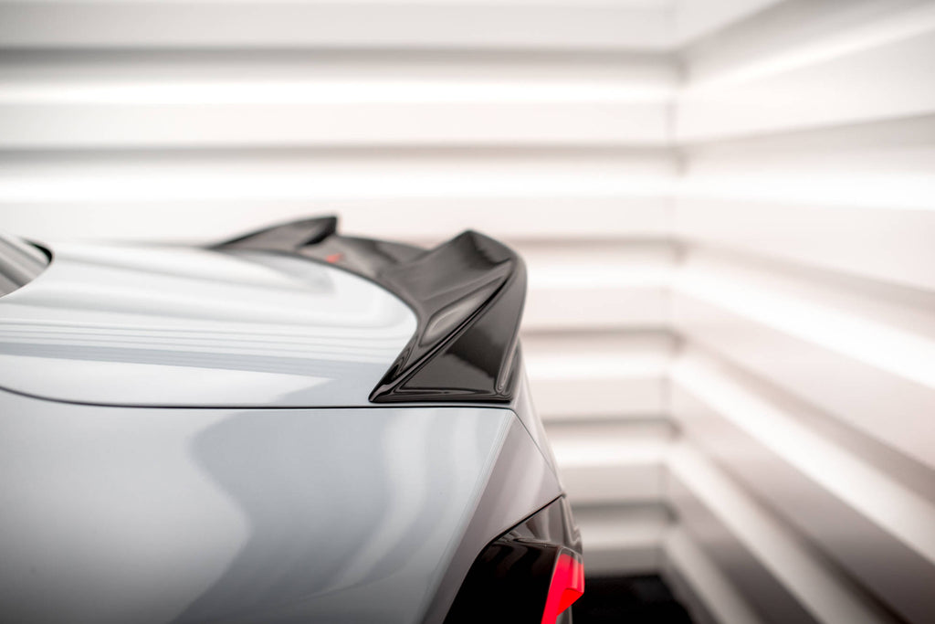 Maxton Design Spoiler CAP 3D passend für BMW 2 Coupe G42 / M2 G87 schwarz Hochglanz
