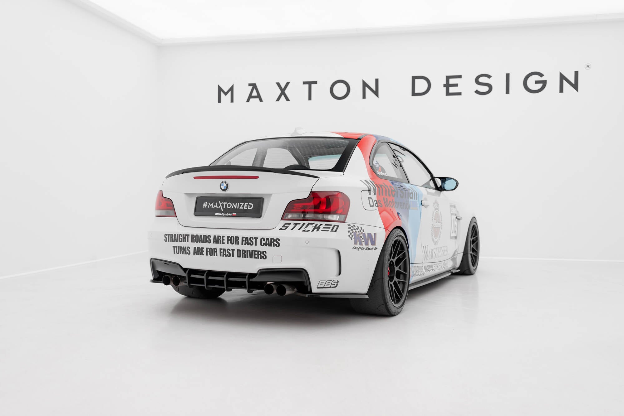 Maxton Design Street Pro Heckschürze passend für BMW 1er M Coupe E82