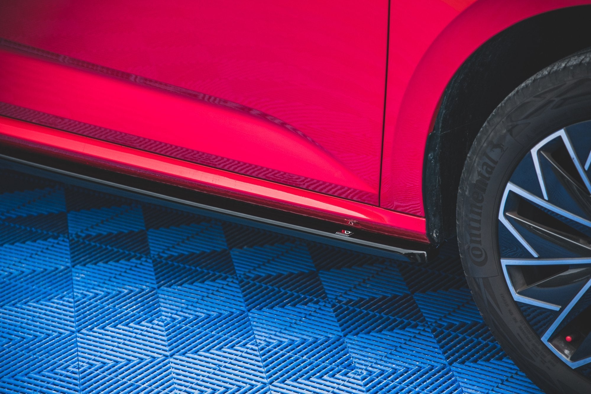 Maxton Design Street+ Seitenschweller Leisten passend für Skoda Kamiq Mk1 schwarz Hochglanz