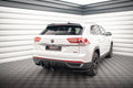 Maxton Design Heck Ansatz Flaps Diffusor passend für VW Atlas Cross schwarz Hochglanz