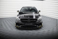 Maxton Design Street Pro Street+ Spoilerlippe Front Ansatz + Flaps passend für Mercedes-AMG CLA 45 Aero C117 Facelift schwarz Hochglanz