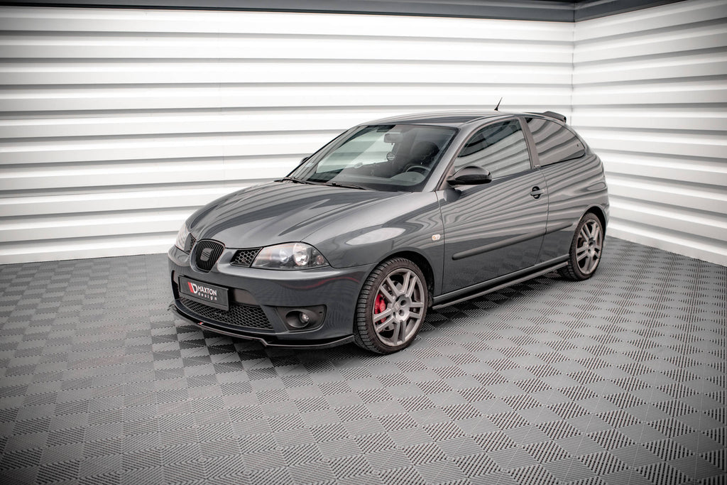 Maxton Design Street+ Seitenschweller Leisten passend für Seat Ibiza Cupra Mk3 schwarz Hochglanz