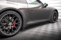 Maxton Design Street+ Seitenschweller Leisten passend für Porsche 911 Carrera 4S 992 schwarz Hochglanz