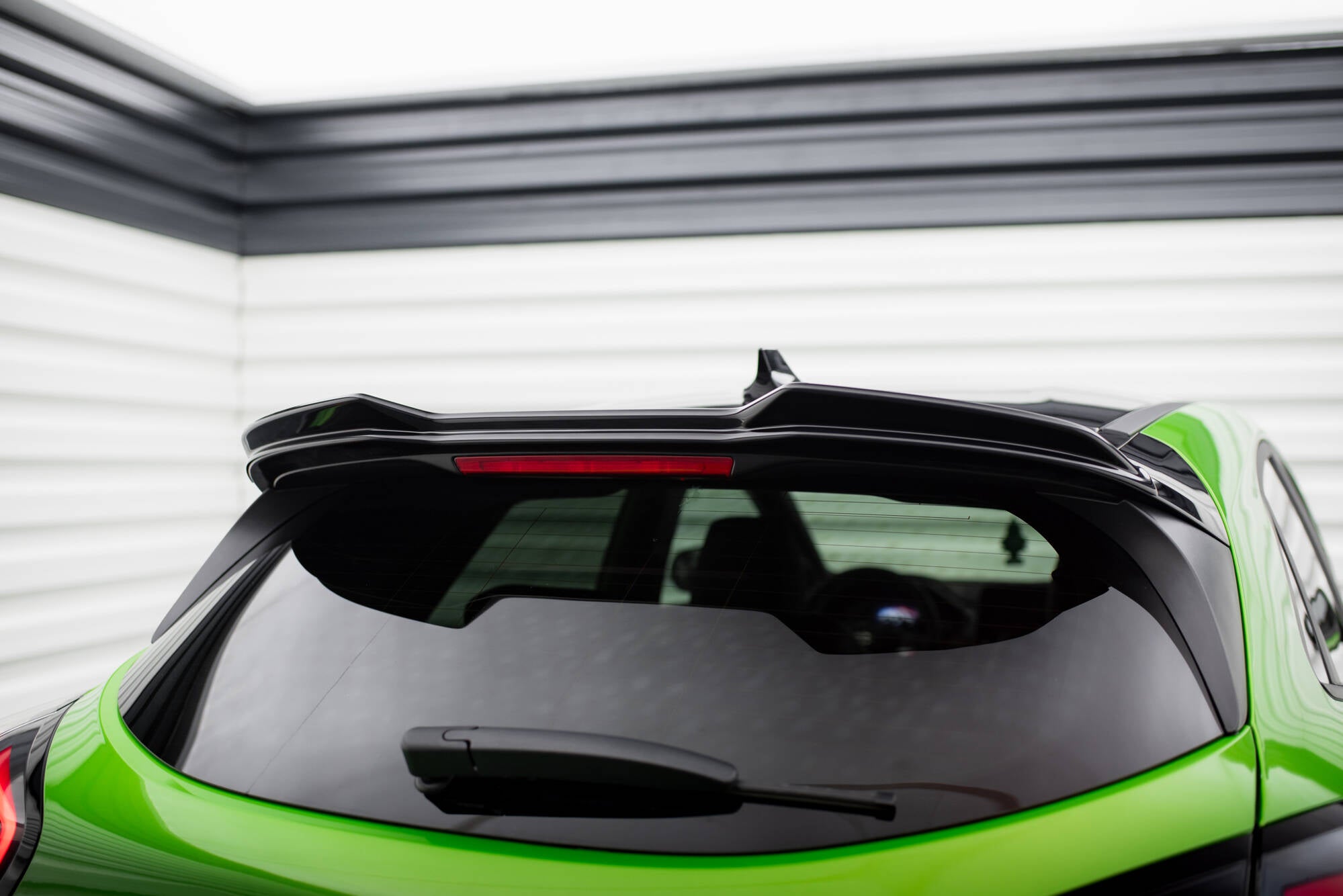 Maxton Design Spoiler CAP 3D passend für Ford Puma ST / ST-Line X Mk1 schwarz Hochglanz