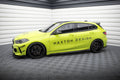 Maxton Design Street Pro Street+ Seitenschweller Leisten + Flaps passend für BMW 1er M-Paket / M135i / 128ti F40 schwarz Hochglanz