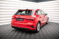 Maxton Design Hintere Seiten Flaps passend für Audi A3 Sportback 8Y schwarz Hochglanz