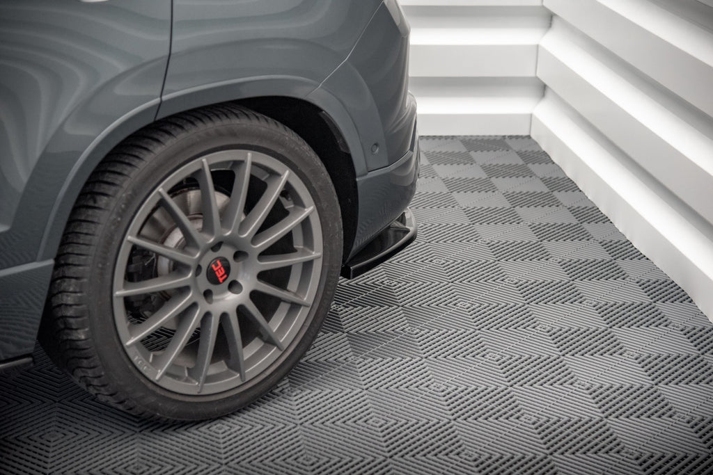 Maxton Design Heck Ansatz Flaps Diffusor passend für Cupra Ateca Mk1 / Mk1 Facelift schwarz Hochglanz