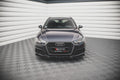 Maxton Design Street+ Spoilerlippe Front Ansatz V.1 passend für Audi A4 B9 schwarz Hochglanz