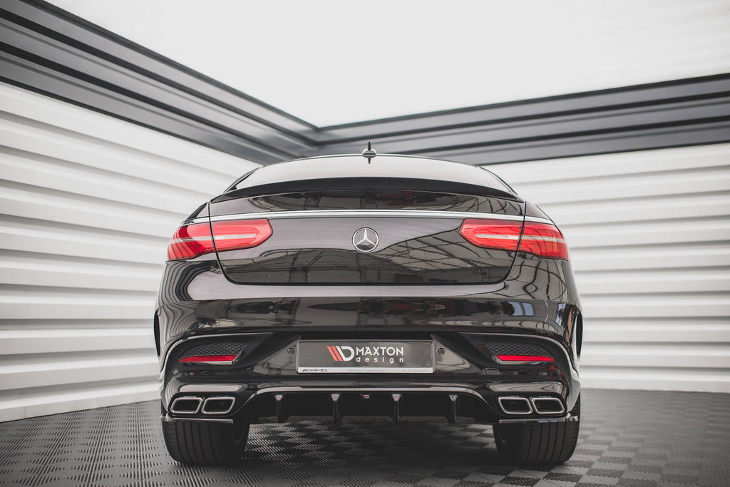 Maxton Design Diffusor Heck Ansatz passend für Mercedes-Benz GLE Coupe 63 AMG C292 schwarz Hochglanz