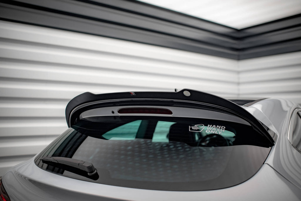 Maxton Design Spoiler CAP passend für Opel Astra GTC OPC-Line J schwarz Hochglanz