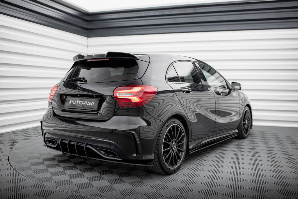 Maxton Design Street Pro Heckschürze passend für Mercedes-Benz A AMG-Line W176 Facelift