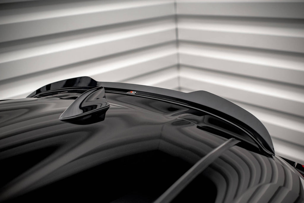 Maxton Design Spoiler CAP V.2 passend für Toyota Yaris Mk4 schwarz Hochglanz
