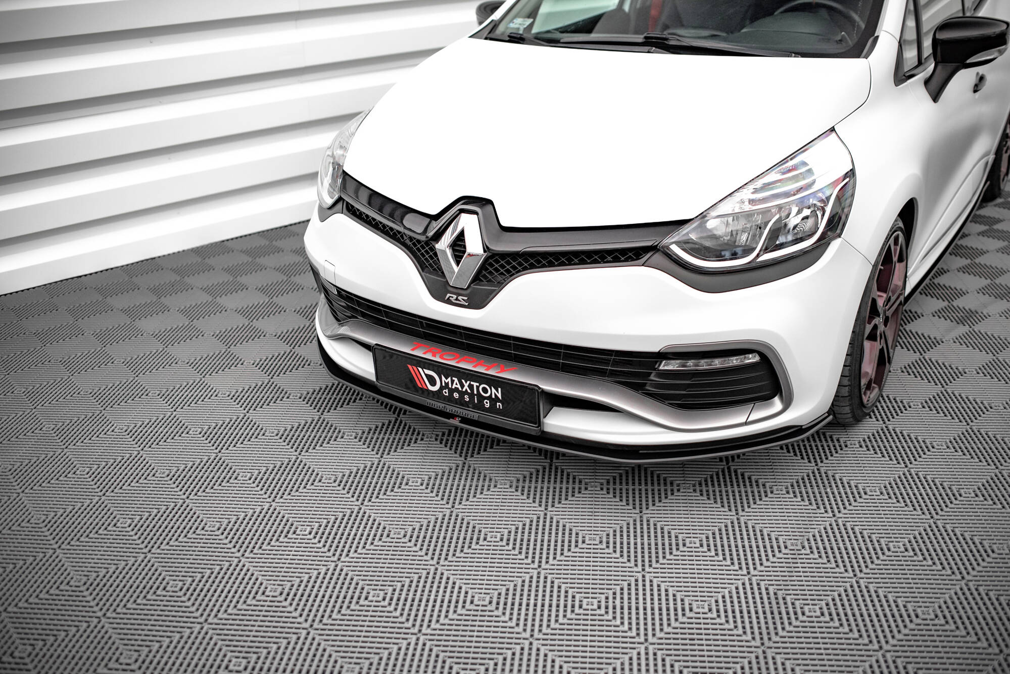 Maxton Design Street Pro Street+ Spoilerlippe Front Ansatz passend für Renault Clio RS Mk4