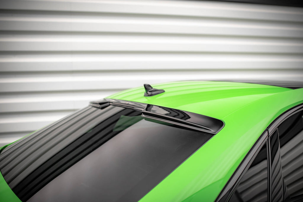 Maxton Design Heckscheiben Spoiler passend für Audi RS3 Limousine 8Y Facelift schwarz Hochglanz