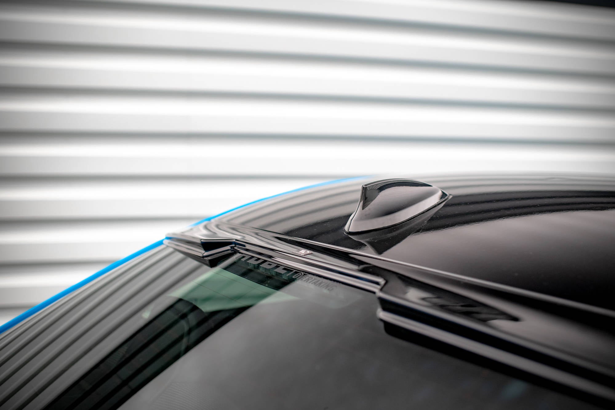 Maxton Design Heckscheiben Spoiler passend für BMW M2 F87 schwarz Hochglanz