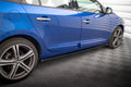 Maxton Design Street+ Seitenschweller Leisten passend für Renault Megane GT Line Grandtour Mk3 Facelift schwarz Hochglanz