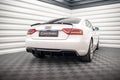 Maxton Design Diffusor Heck Ansatz passend für Audi A5 Sportback 8T Facelift (Doppelauspuff li.)