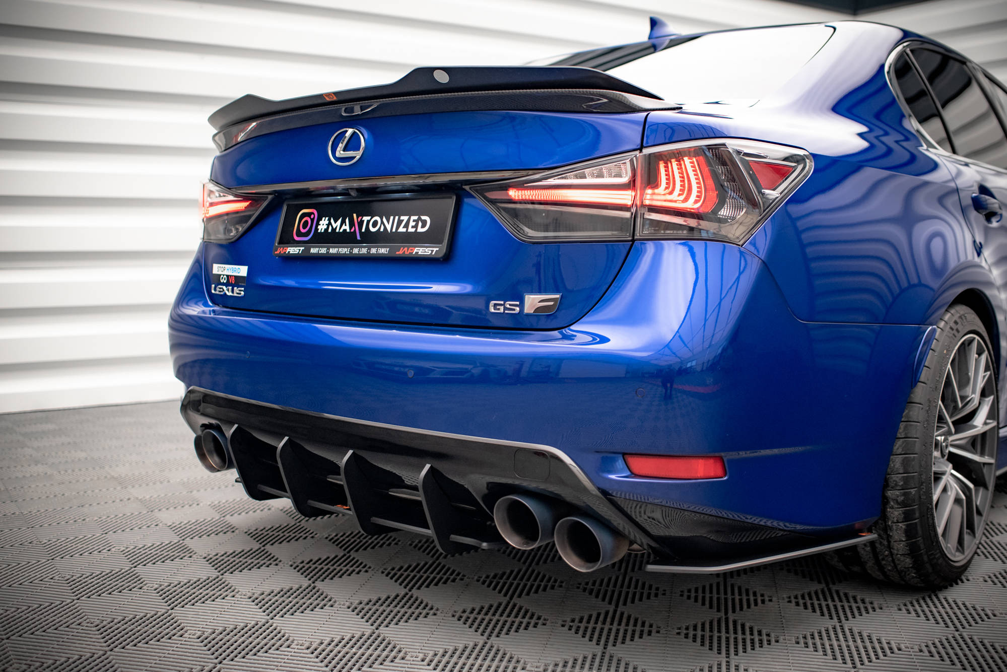 Maxton Design Street Pro Heckschürze passend für Lexus GS F Mk4 Facelift