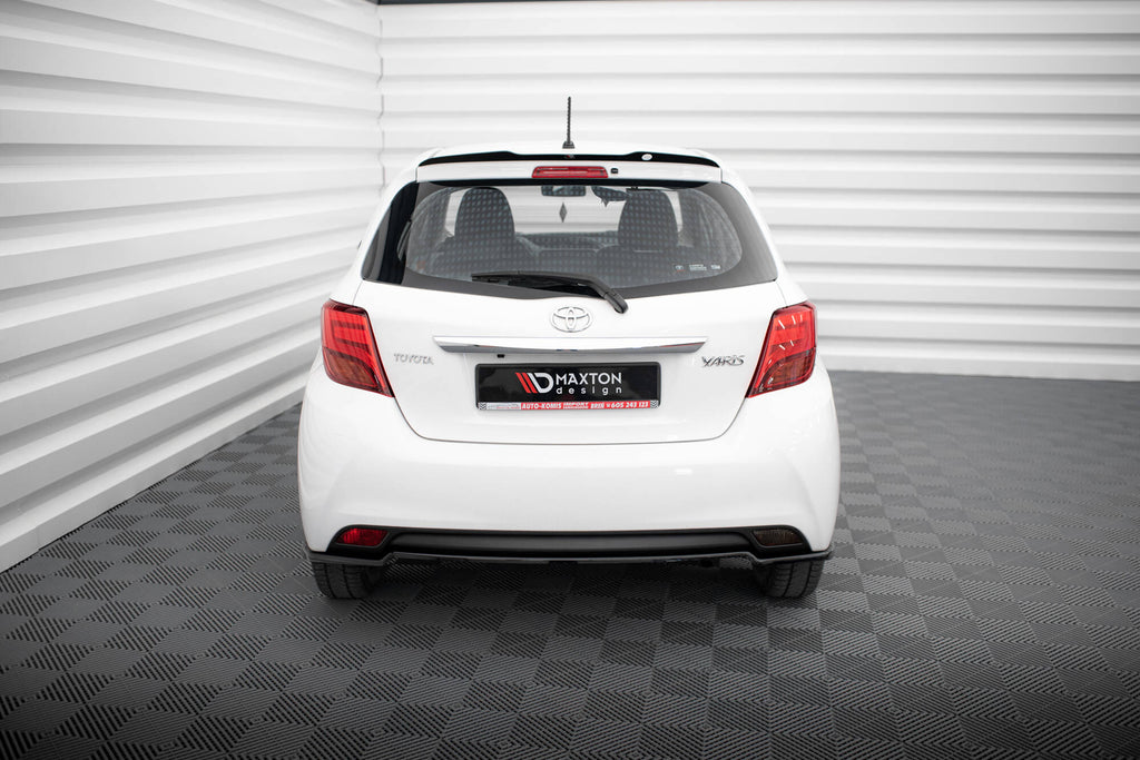 Maxton Design Heckansatz Toyota Yaris Mk3 Facelift schwarz Hochglanz für Toyota Yaris Mk3 Facelift