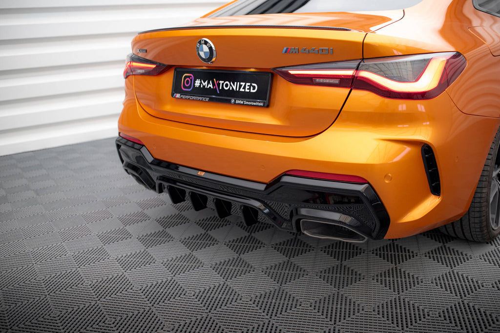 Maxton Design Diffusor Heck Ansatz passend für BMW M440i / M440d G22 / G23 / G22 Facelift / G23 Facelift