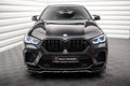 Maxton Design Street+ Spoilerlippe Front Ansatz V.1 passend für BMW X6 M F96 schwarz Hochglanz