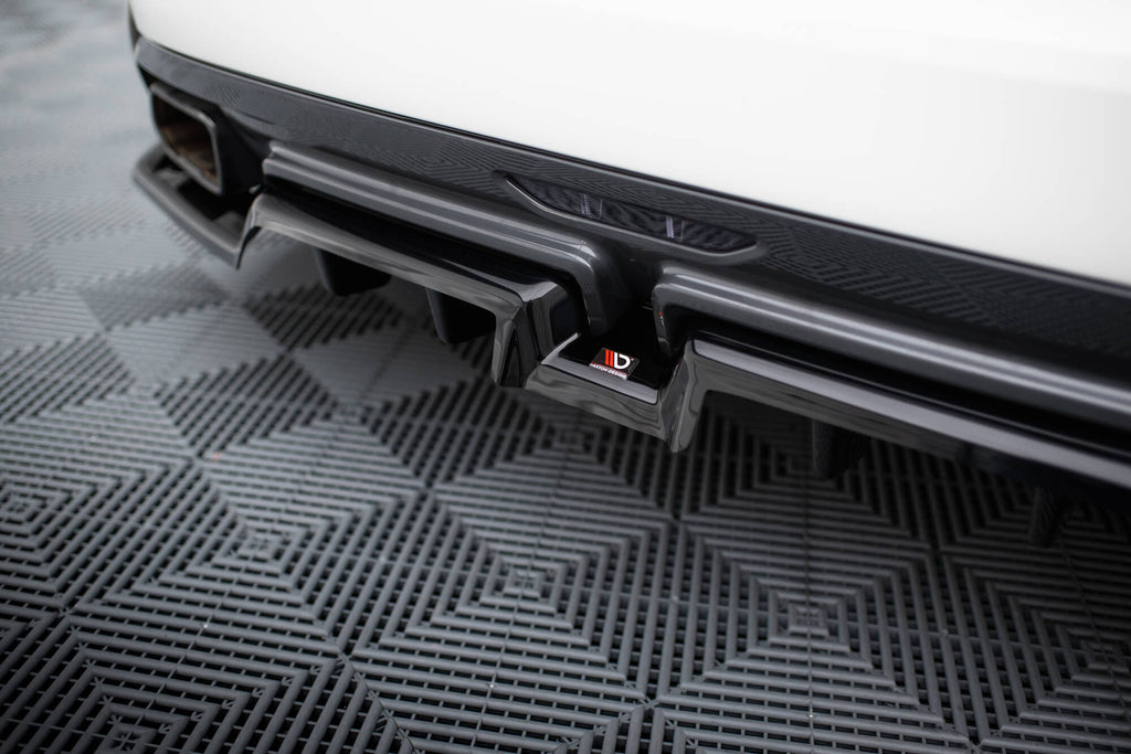 Maxton Design Street+ Mittlerer Diffusor RACE passend für BMW Z4 M40i G29 schwarz Hochglanz